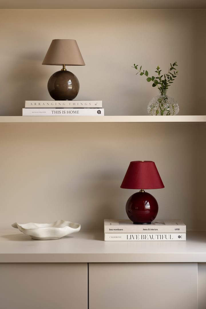 Iris 16 tragbare Tischlampe, Mocha Globen Lighting