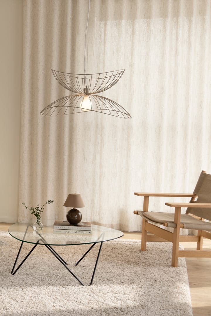 Iris 16 tragbare Tischlampe, Mocha Globen Lighting