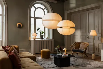 Mela lampshade - Beige, Ø60 cm - Globen Lighting