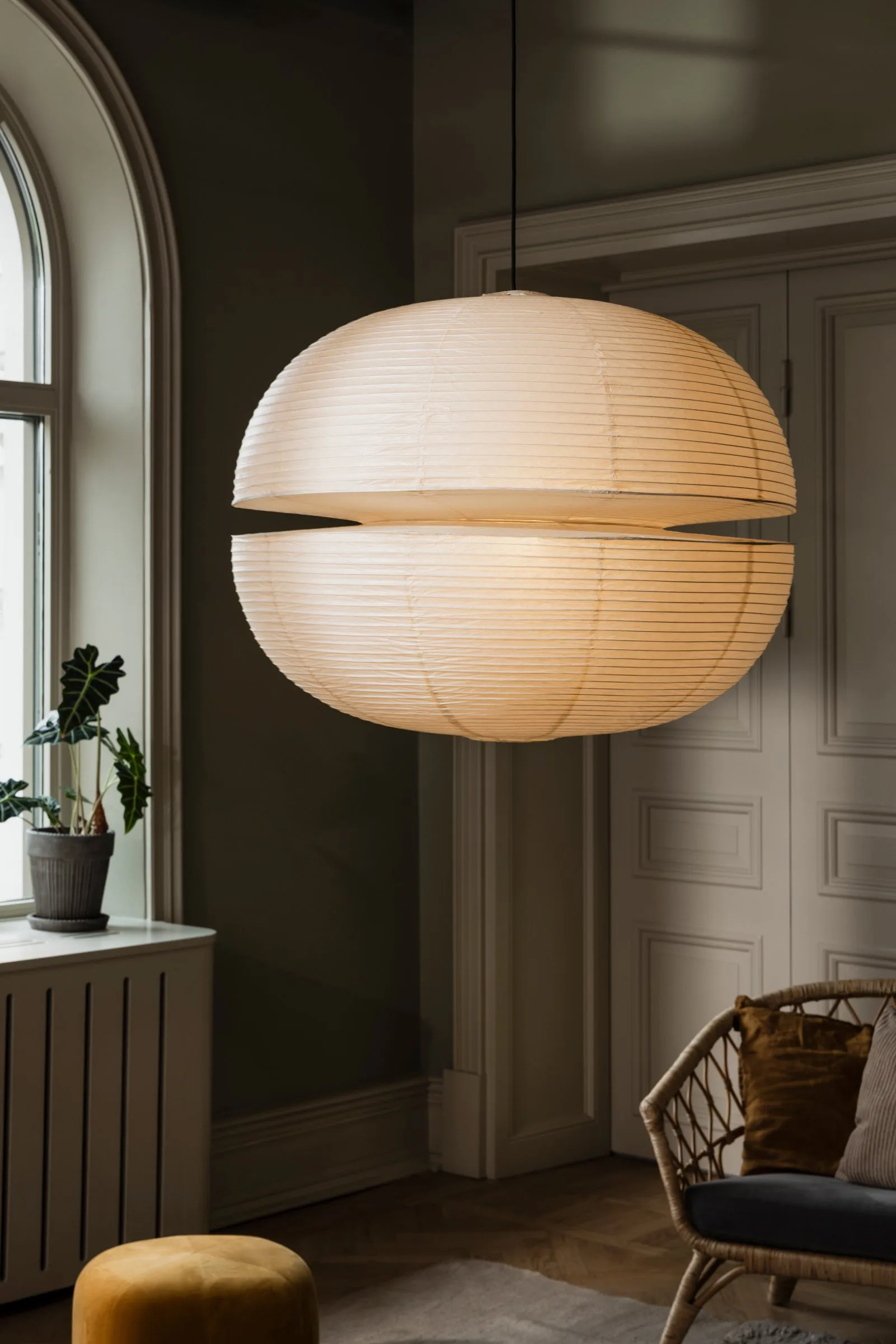 Mela lampskärm, Beige, Ø80 cm Globen Lighting
