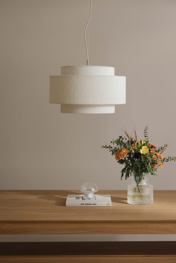 Noah pendant Ø50 cm, Bouclé white Globen Lighting