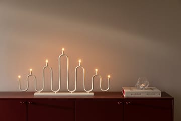 Noel 7 advent candle - Ivory-white - Globen Lighting