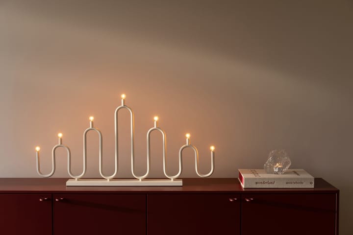 Noel 7 advent candle, Ivory-white Globen Lighting