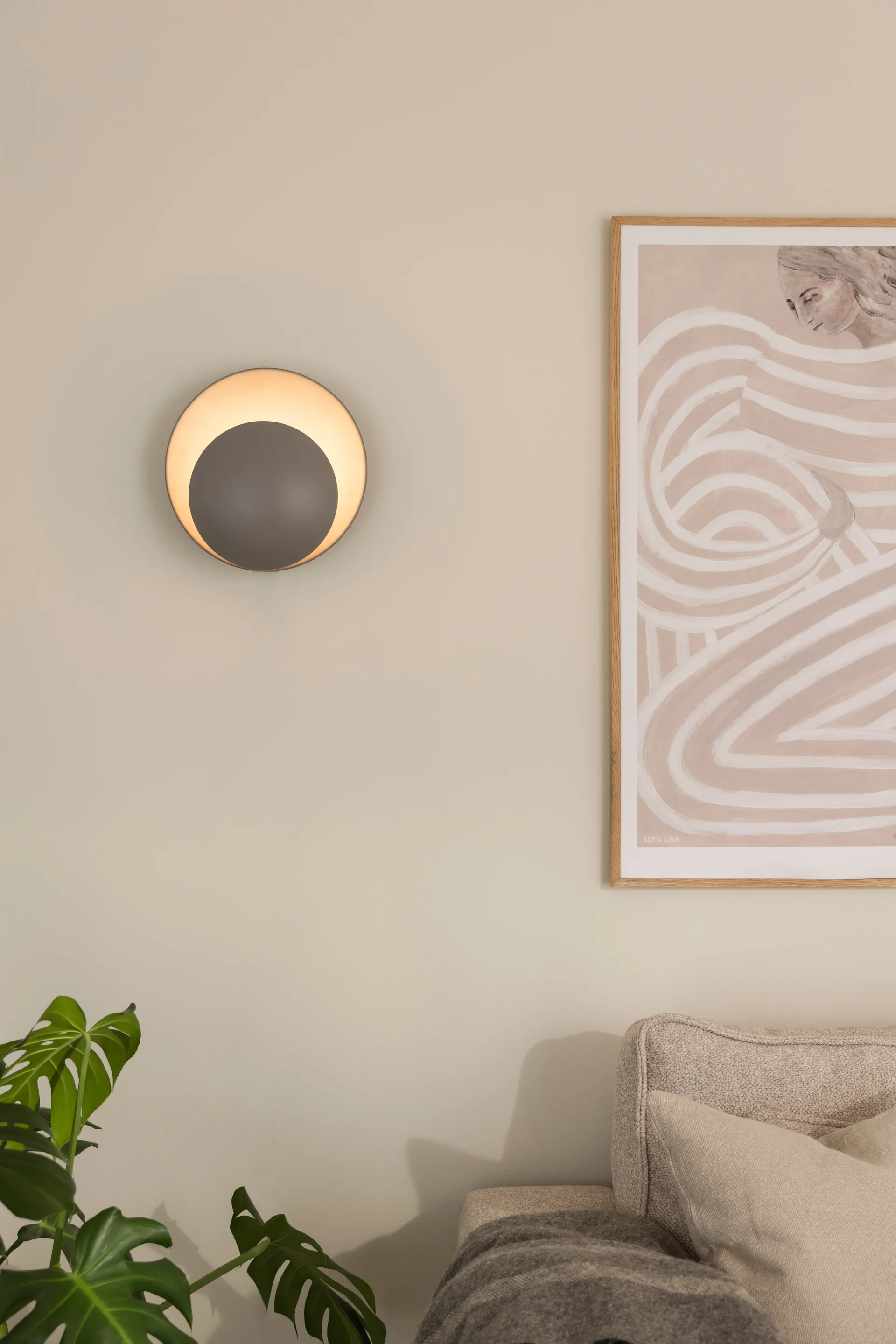Orbit Wandleuchte, Grau Globen Lighting