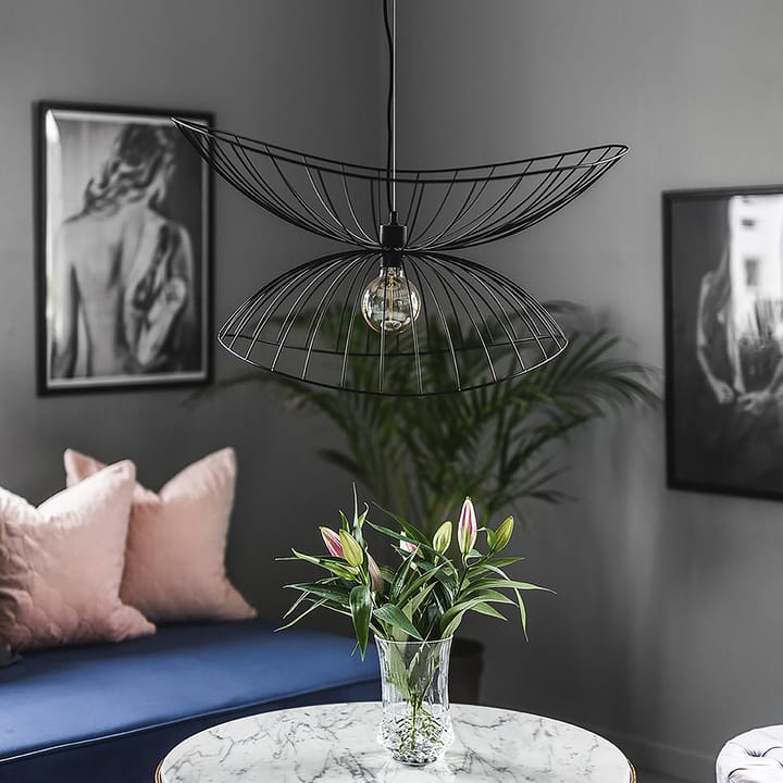 Ray ceiling lamp Ø70 cm, black Globen Lighting
