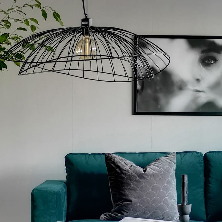 Ray ceiling lamp Ø70 cm, black Globen Lighting
