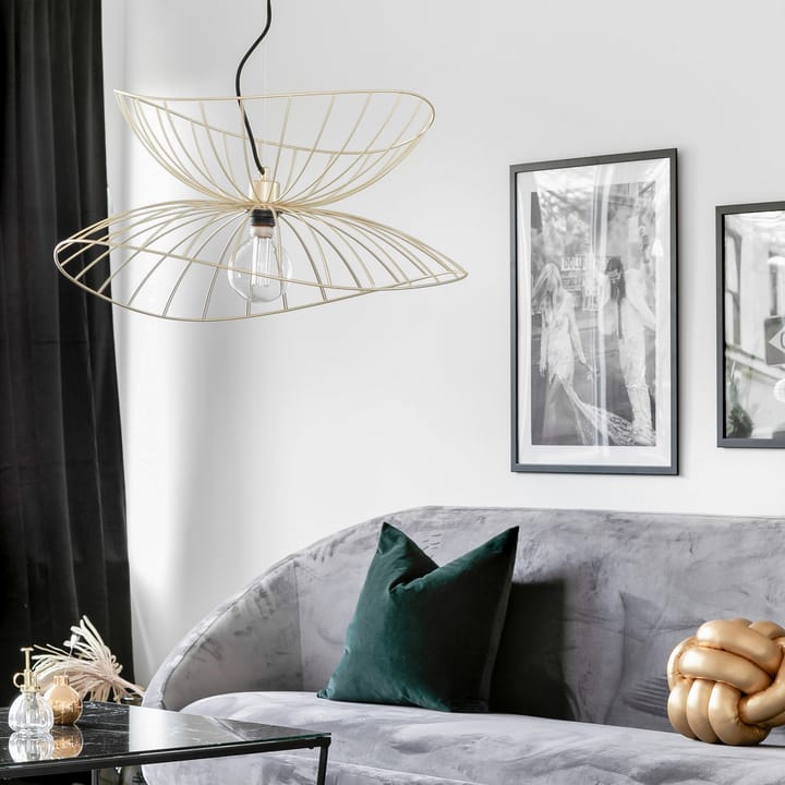 Ray ceiling lamp Ø70 cm, brass Globen Lighting