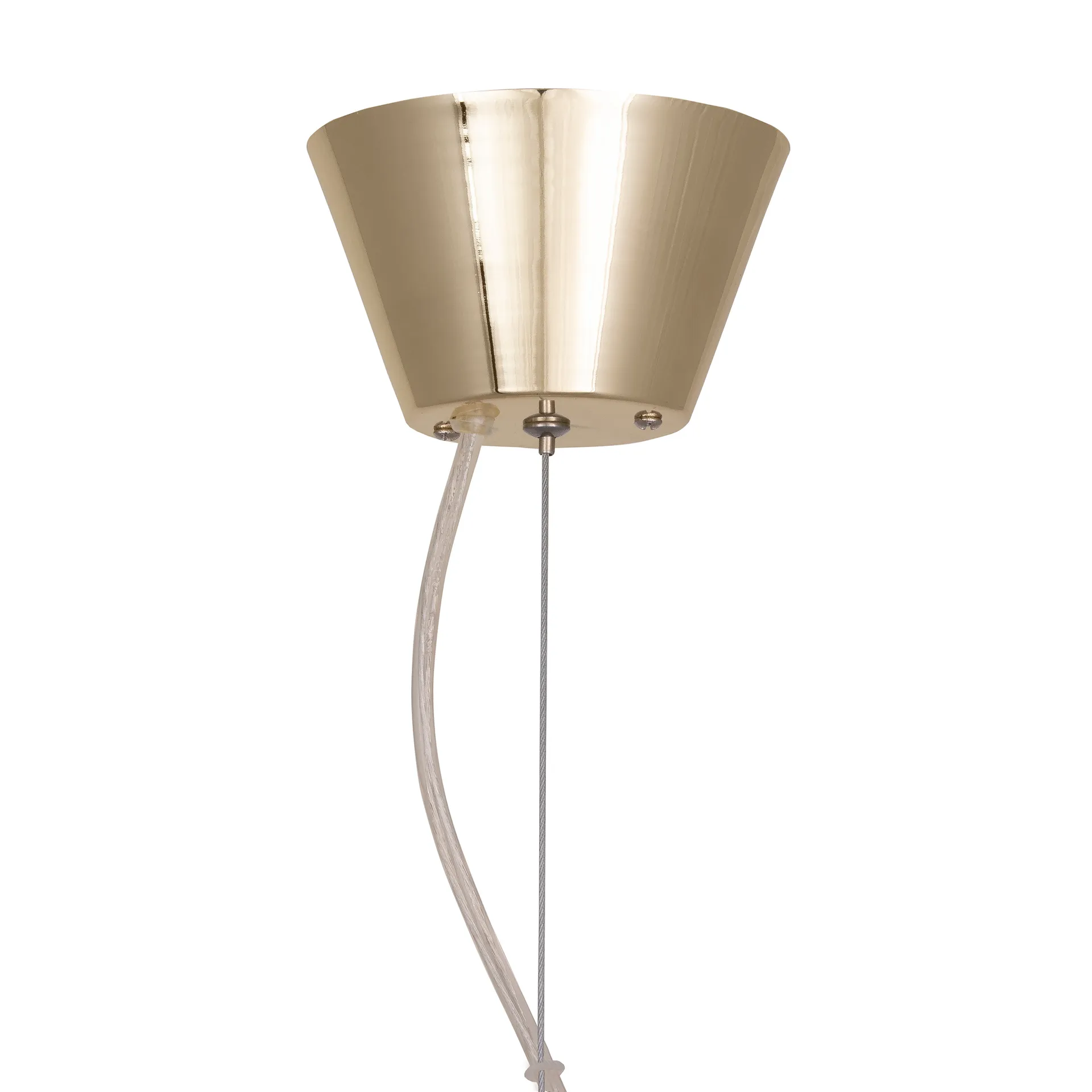 Spring XL ceiling lamp, clear Globen Lighting