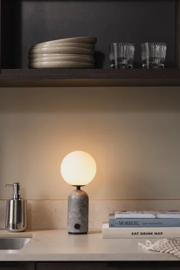 Torrano portable table lamp - Gray marble - Globen Lighting