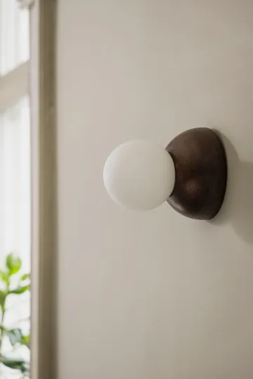 Torrano Wandleuchte/Deckenleuchte 13cm - Braun gebeizte Eiche - Globen Lighting