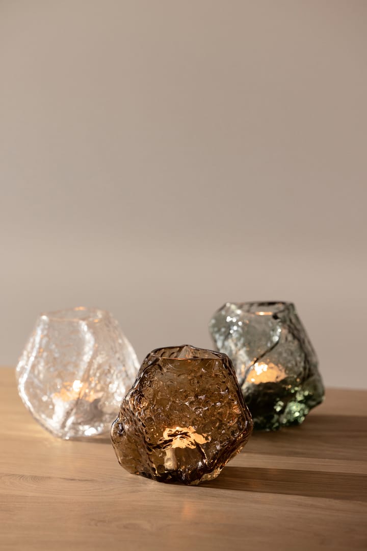 Valerie 12 tealight holders, Brown Globen Lighting