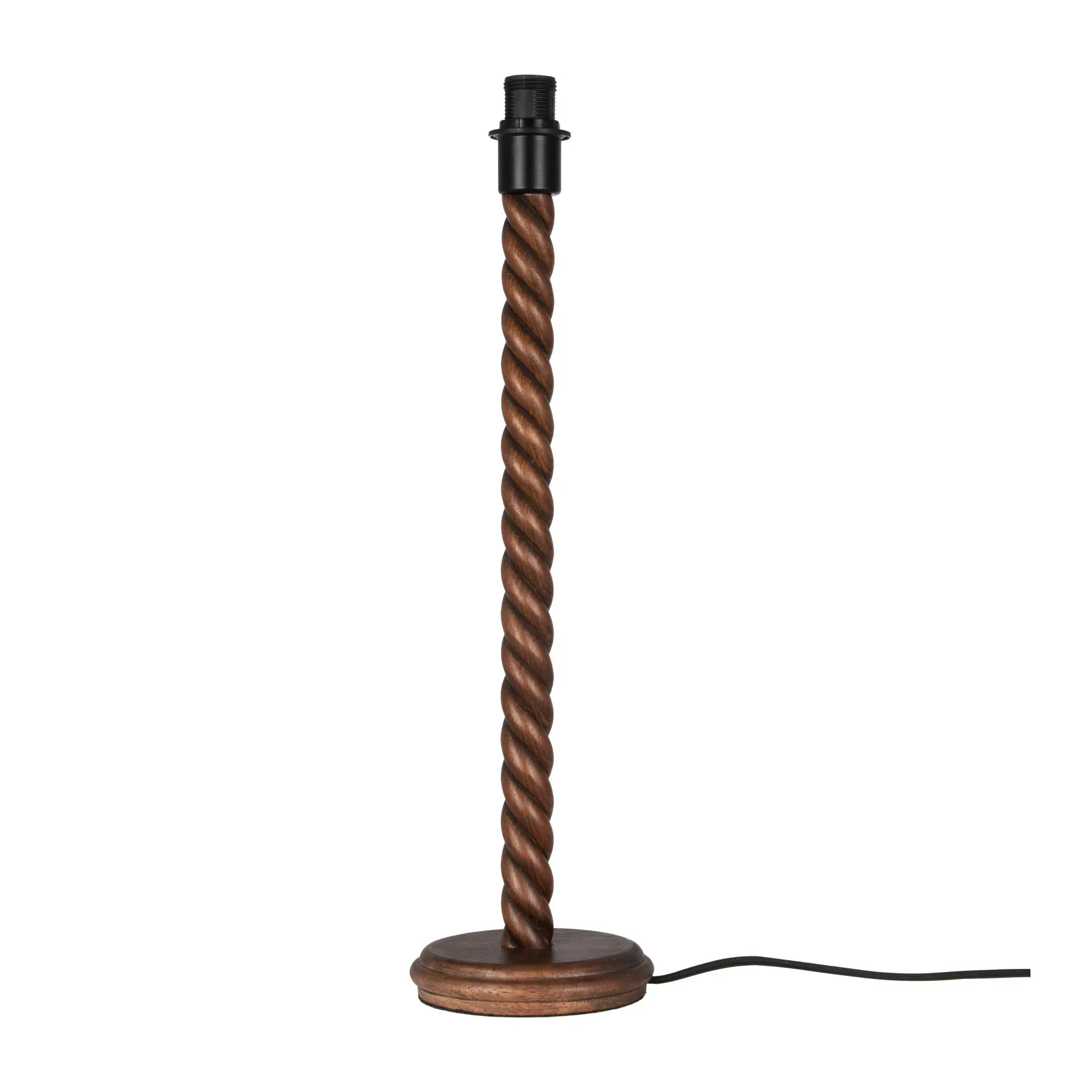 Willow lamp base 48 cm, Walnut Globen Lighting