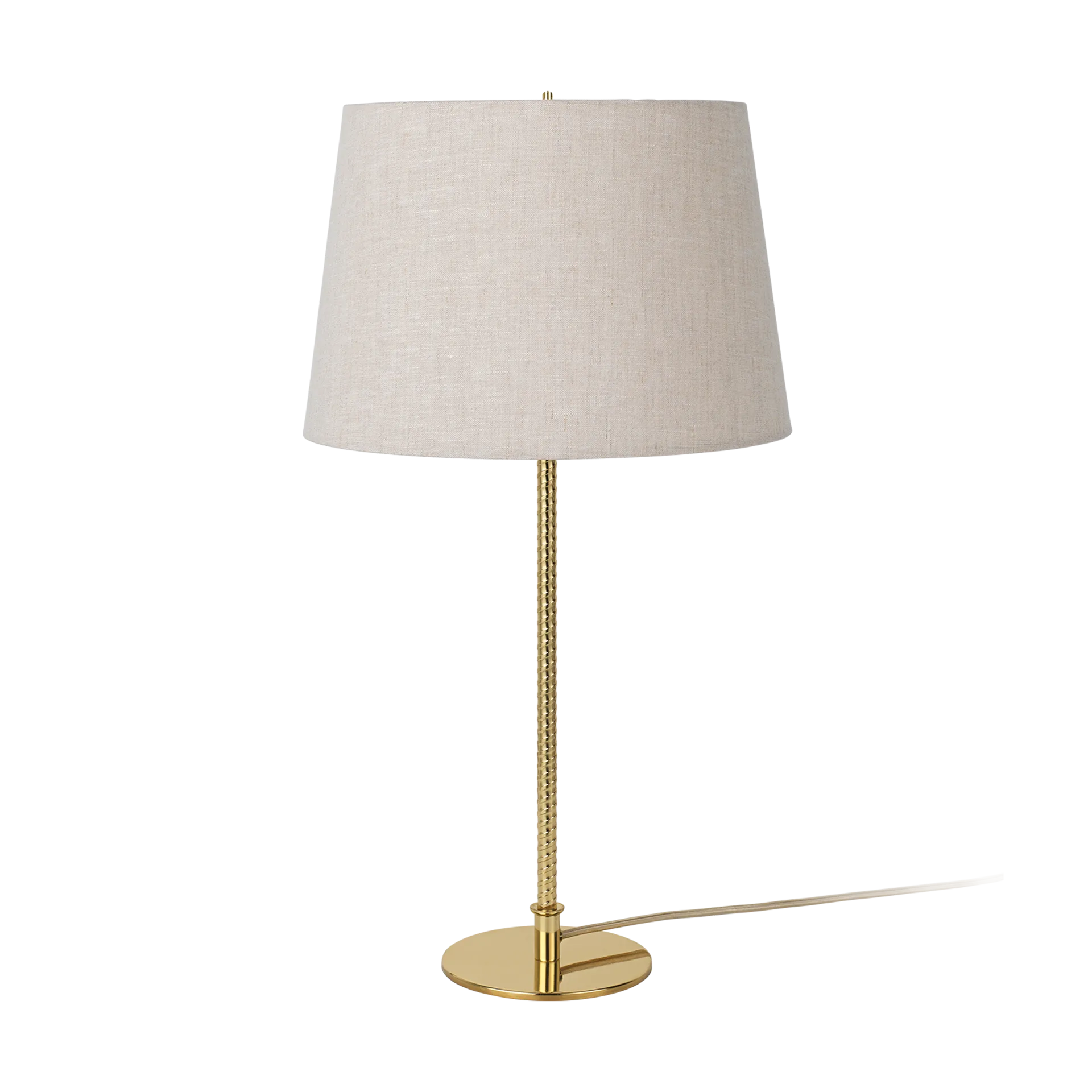 9205 bordslampa, Canvas-mässing GUBI