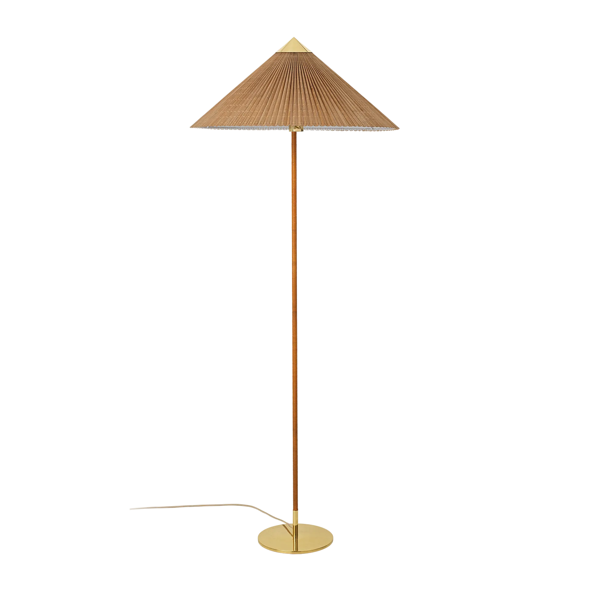 9602 Stehleuchte, Bambus-Messing GUBI