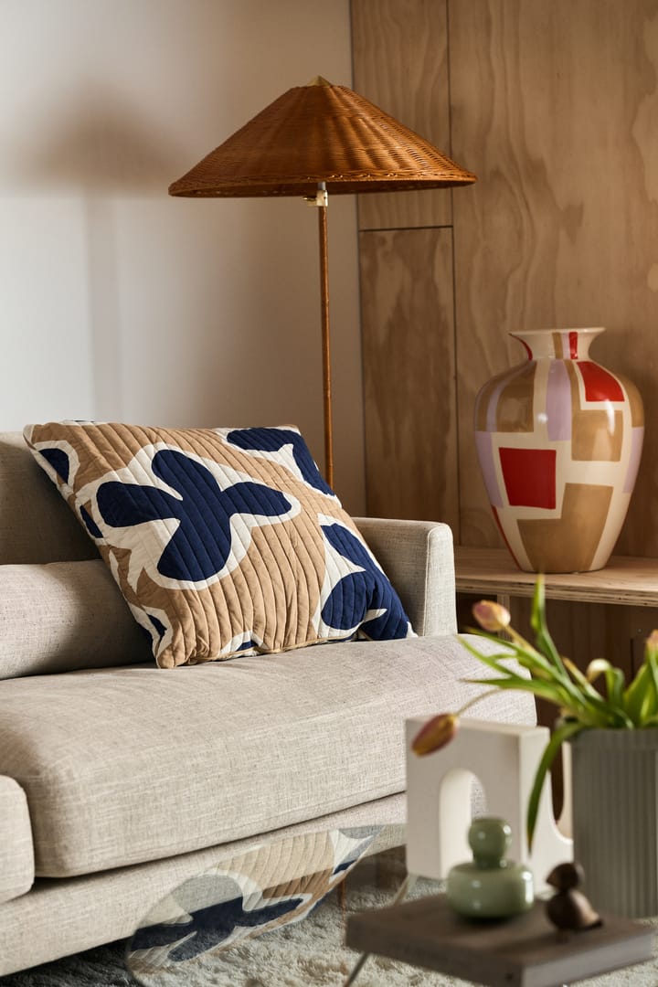 9602 Stehleuchte, Messing-wicker willow GUBI