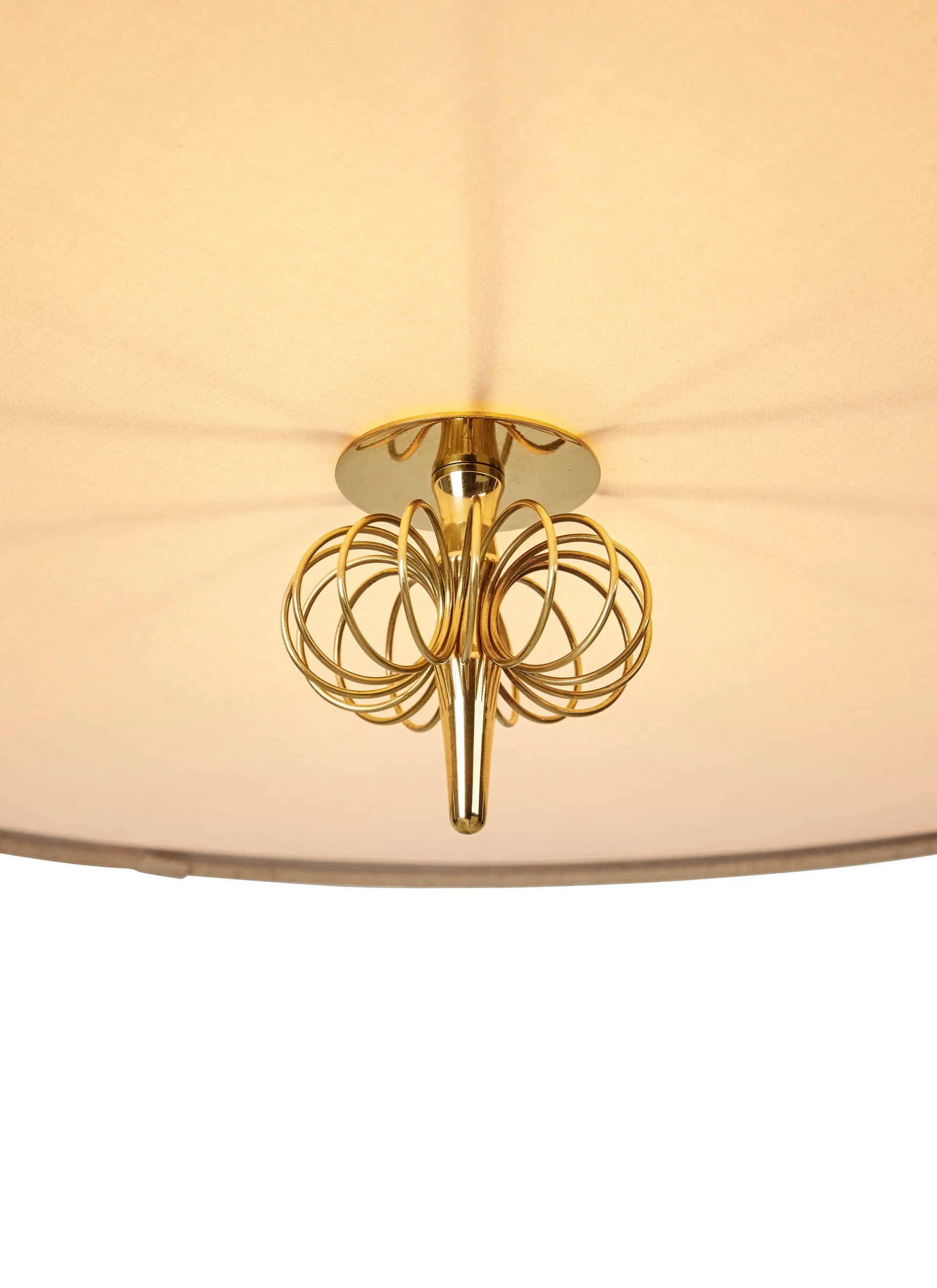 A1967 ceiling lamp, Canvas-brass GUBI