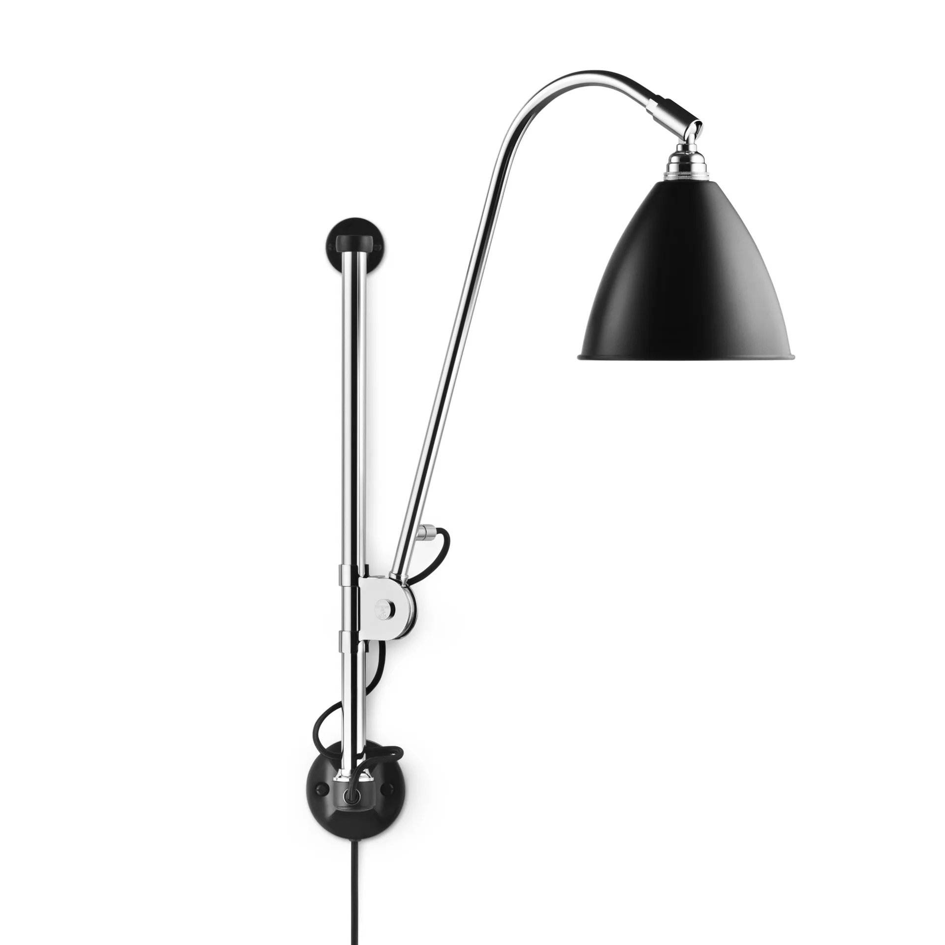 Bestlite BL5 vägglampa, Svart-krom GUBI