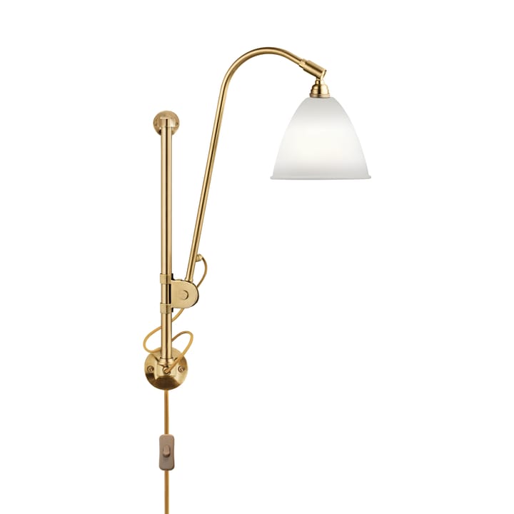 Bestlite BL5 wall lamp - bone china-brass - GUBI