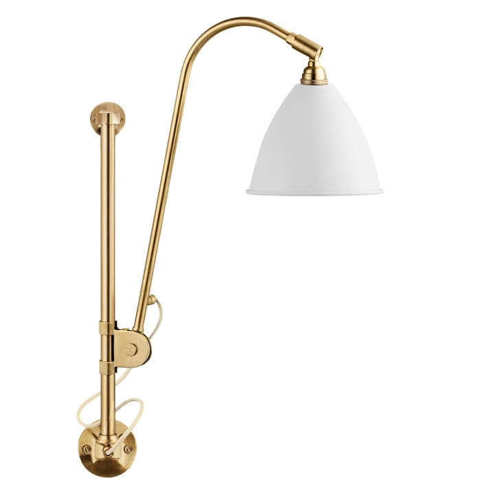Bestlite BL5 wall lamp - Matte white-brass - GUBI