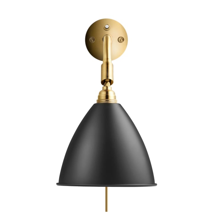 Bestlite BL7 wall lamp - charcoal black-brass - GUBI