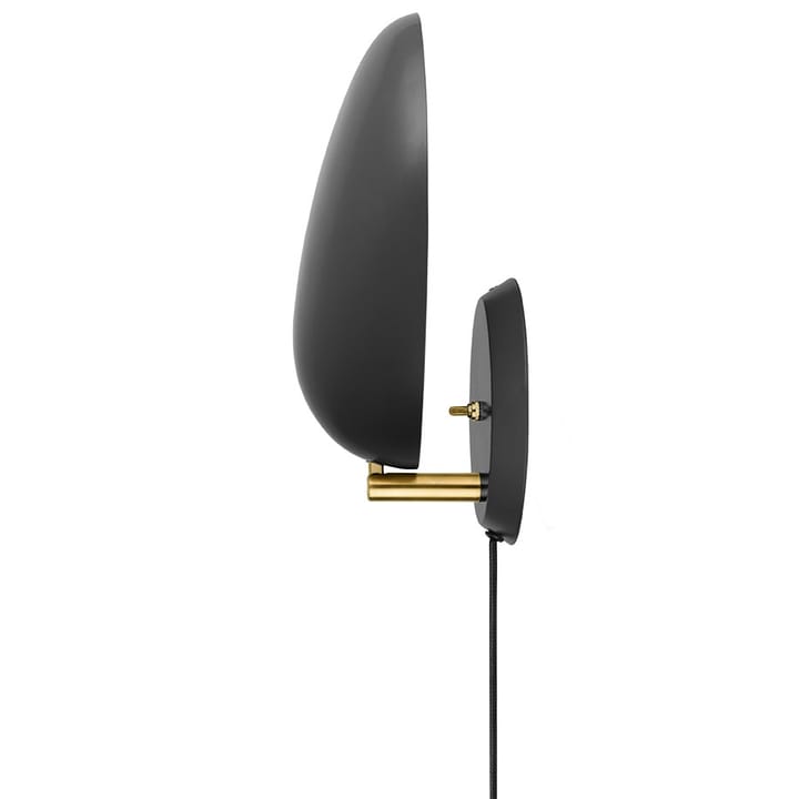 Cobra wall lamp, black GUBI