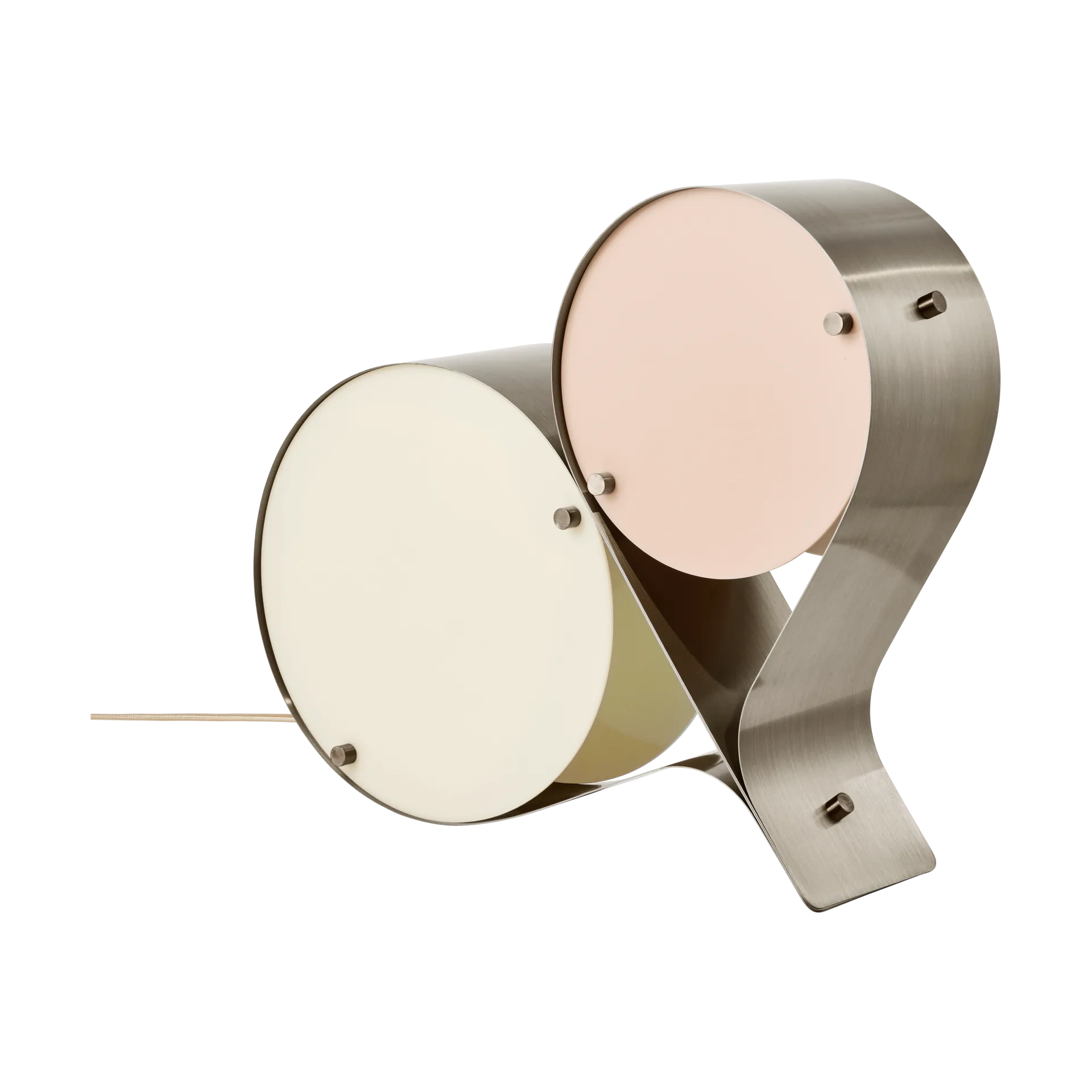 Coppia bordslampa, Ivory & blush GUBI