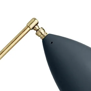 Gräshoppa bordslampa - antracit - GUBI