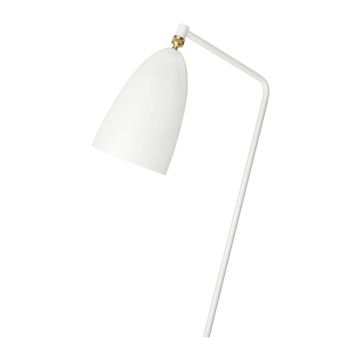 Gräshoppa Stehleuchte poliert, Alabaster White GUBI