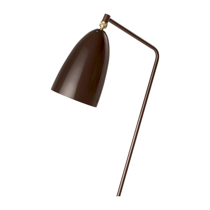 Gräshoppa Stehleuchte poliert, Walnut Brown GUBI