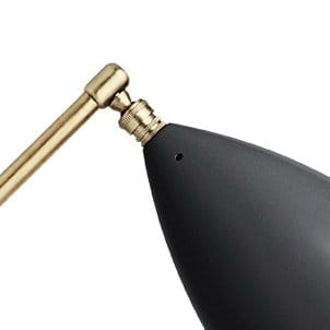 Gräshoppa Tischleuchte, Schwarz GUBI
