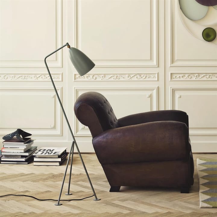 Grashopper floor lamp, Blue-grey GUBI