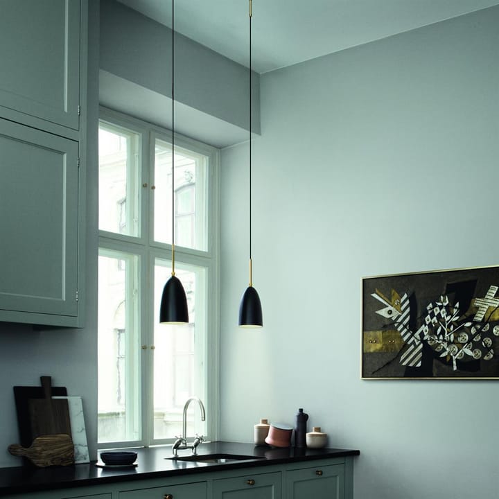 Grasshopper pendant lamp, black GUBI