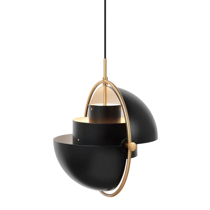 Multi-Lite ceiling lamp, brass-coal black GUBI