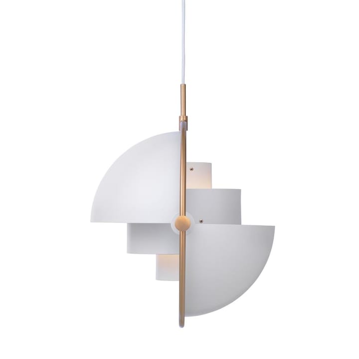 Multi-Lite ceiling lamp, brass-white GUBI