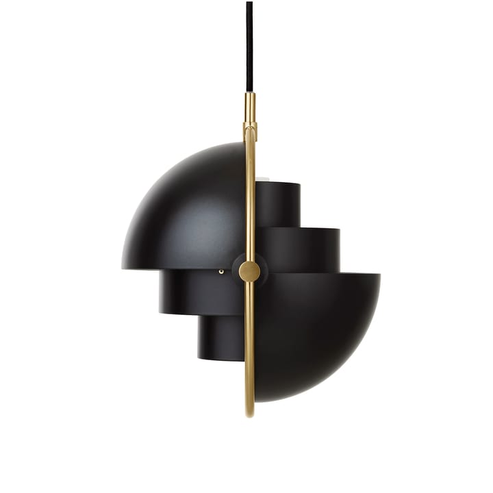 Multi-Lite Pendelleuchte small, Messing-schwarz GUBI