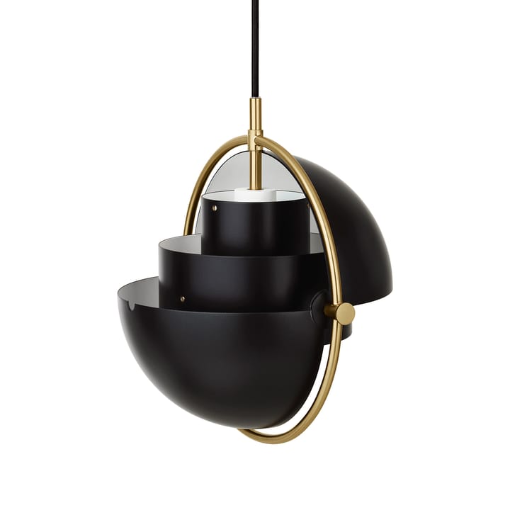 Multi-Lite Pendelleuchte small, Messing-schwarz GUBI