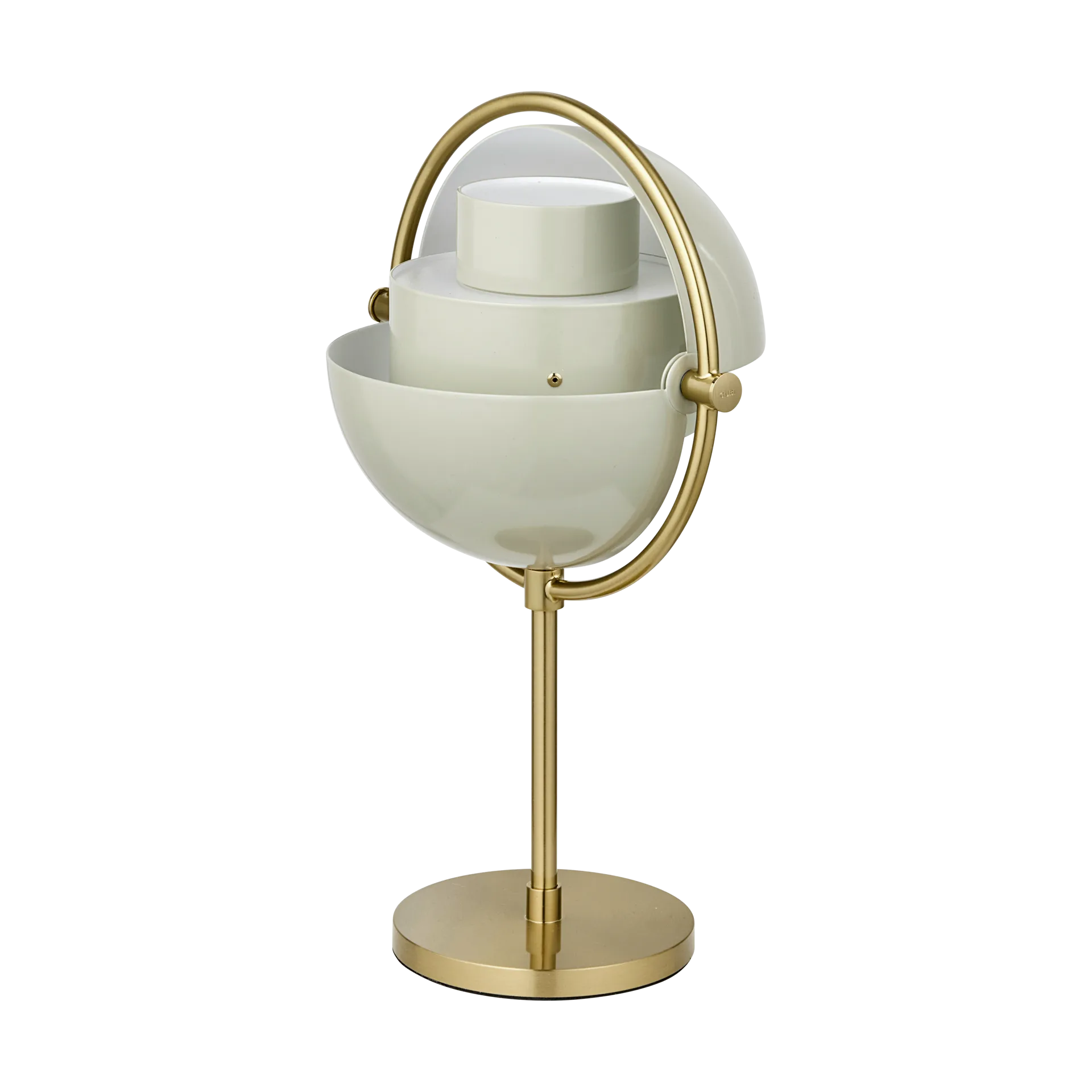 Multi-Lite portabel lampa, Pastel gray-brass GUBI