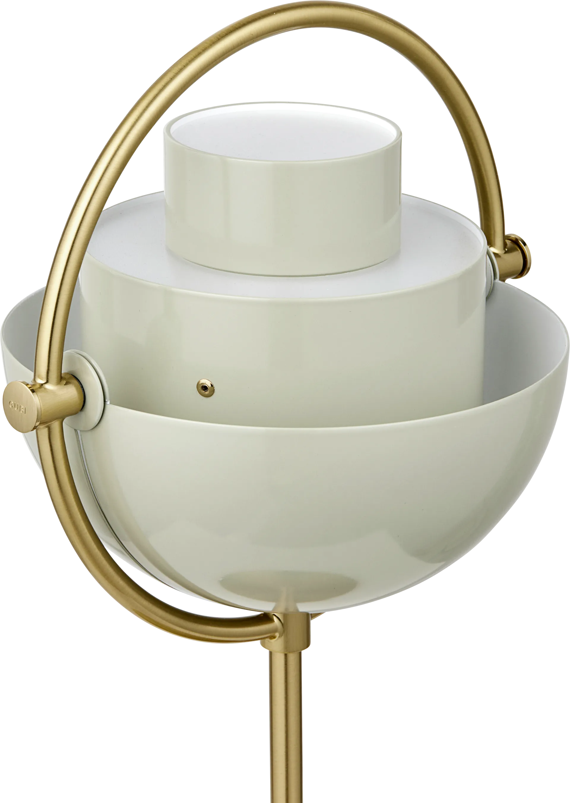 Multi-Lite portabel lampa, Pastel gray-brass GUBI