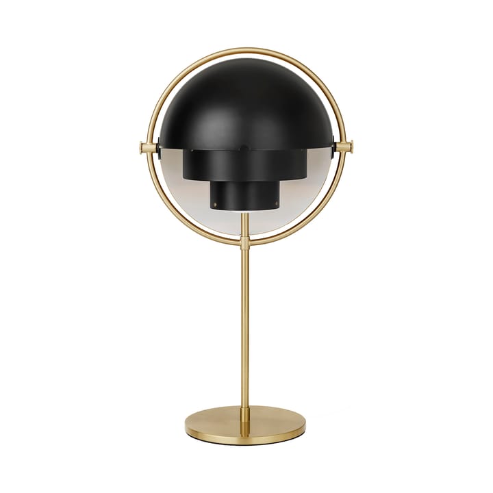 Multi-Lite table lamp, brass-black GUBI