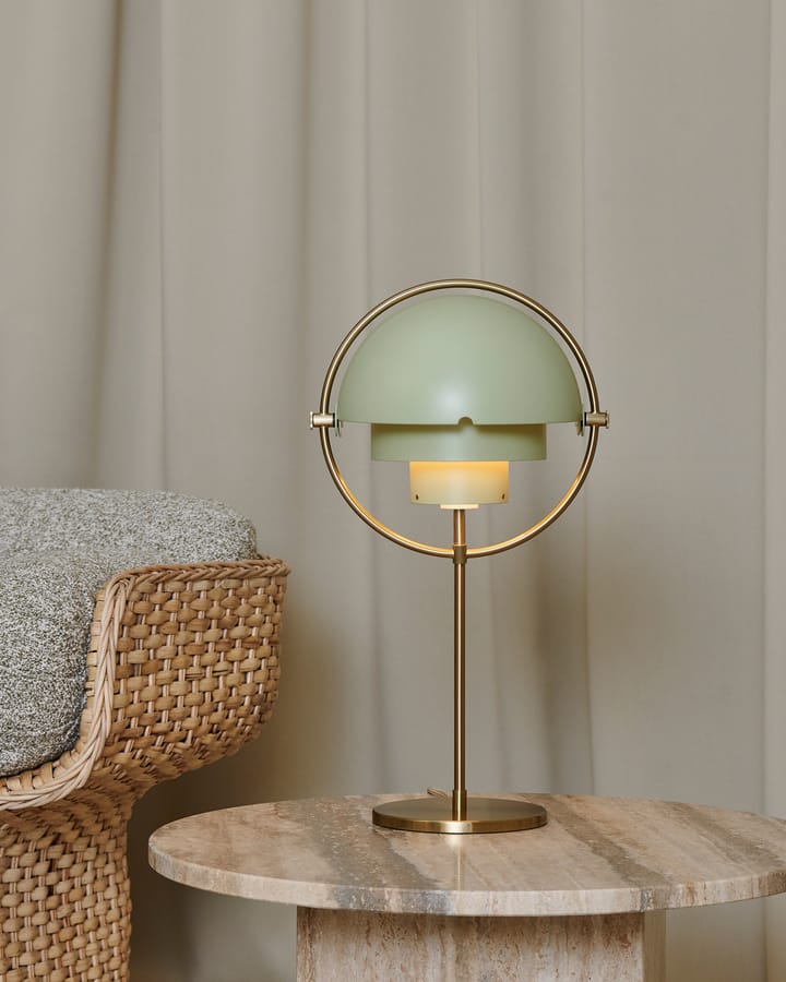 Multi-Lite Tischleuchte, Brass-desert sage GUBI