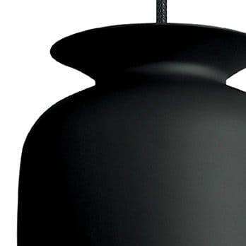 Ronde pendant small, charcoal black GUBI