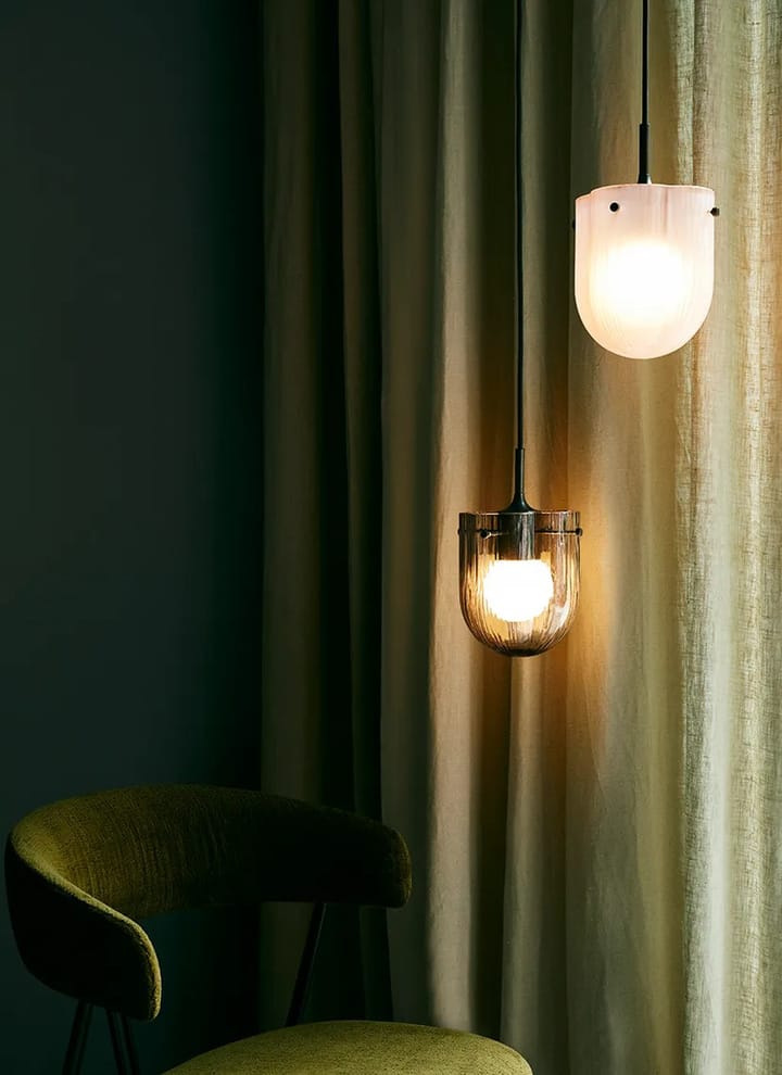 Seine pendant lamp Ø17.2 cm, Brass-smoke GUBI