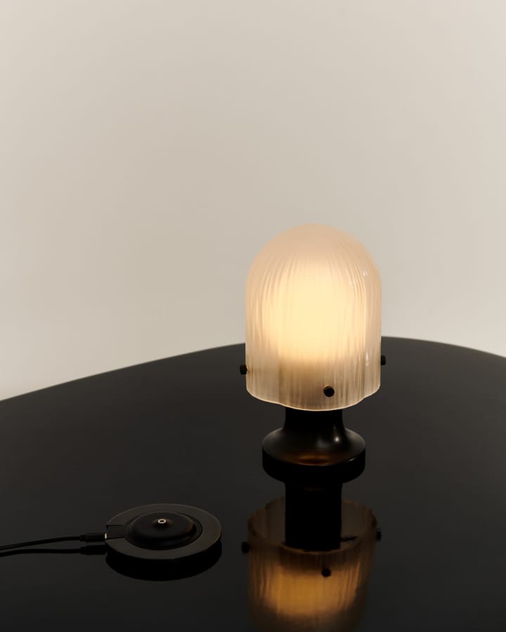 Seine Portable Lamp table lamp, Antique brass-white GUBI
