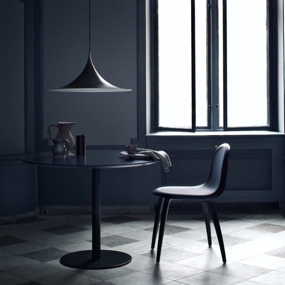 Semi lamp Ø 47 cm, Black semi matt GUBI