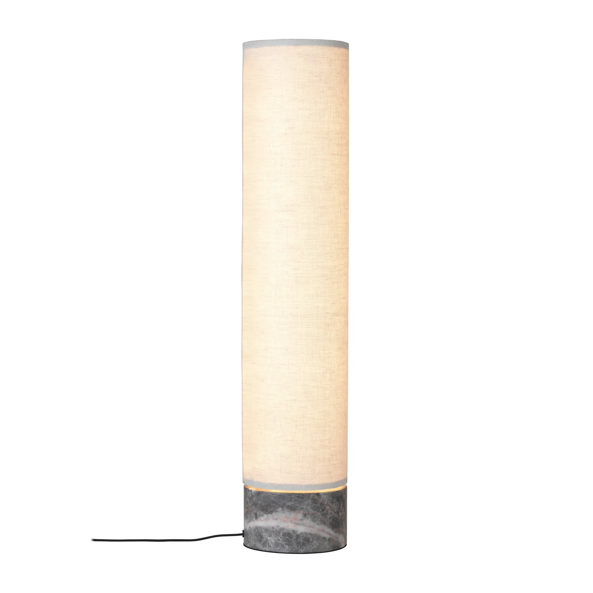 Unbound Stehleuchte 80cm, Canvas-Grauer Marmor GUBI