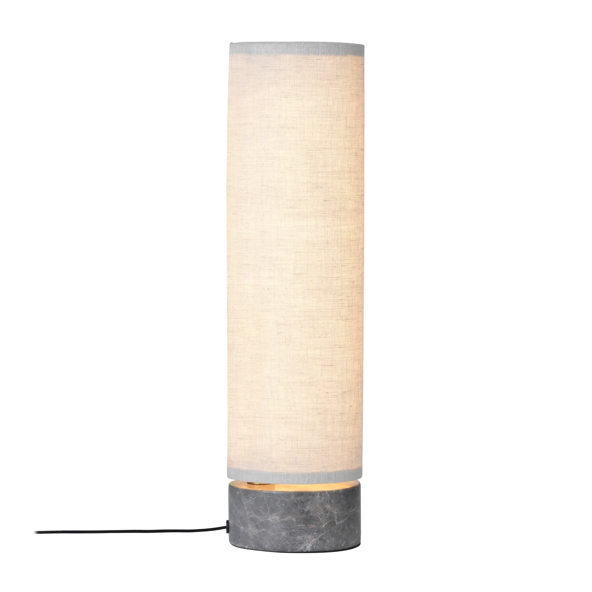 Unbound Tischleuchte, Canvas-Grauer Marmor GUBI