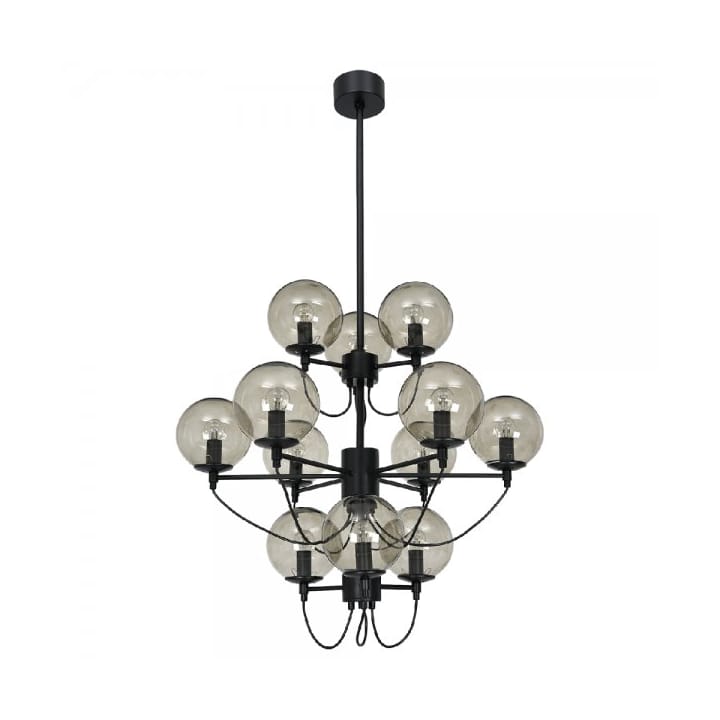 Perla 12 ceiling lamp 115 cm - Black - Hallbergs Belysning