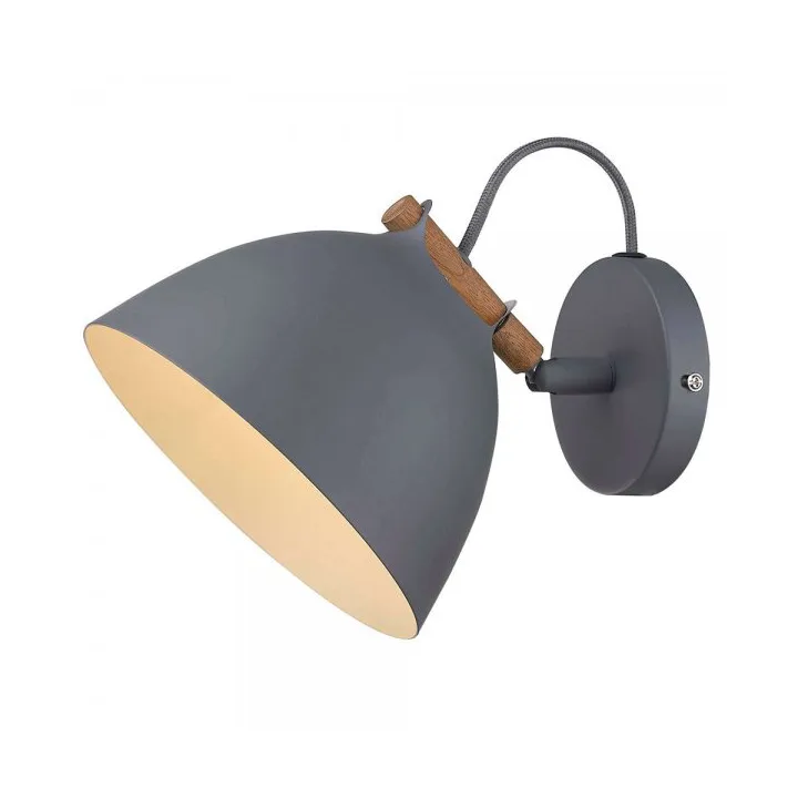 Århus vägglampa Ø18 cm, Grå Halo Design