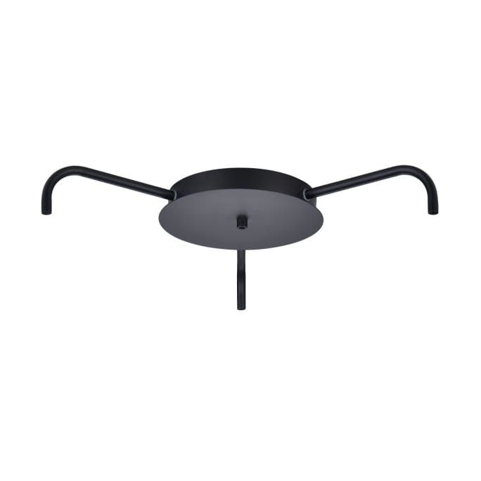 Halo Design takplatta för 4 st lampor - Svart - Halo Design
