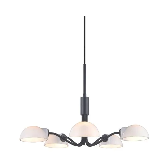 Kjøbenhavn Mini Kronleuchter 18 cm, Schwarz Halo Design